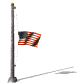 Flag at half mast